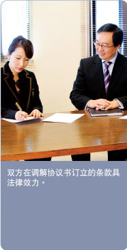 The final terms set out in the settlement agreement are legally binding.